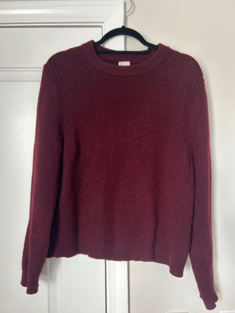 a new day Burgundy Crewneck Sweater